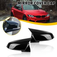 Car Glossy Black Rearview Side Mirror Cover for M2 F30 F20 I3 X1 Side Door Rearview Cover Caps