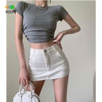 Summer girls must-high waist skirt pants womens summer new overskirt pure desire 2022 hot girls hip-wrapped denim skirt sweet and spicy skirt