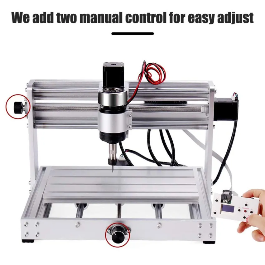 CNC 3018 Pro MAX Engraver With 200W Spindle Mini Engraving Machine Desktop  3 AXIS PCB Milling Machine With ER11 DIY Wood Router