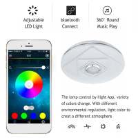 36W 72W Modern RGB LED Ceiling Light Home Lighting Remote APP Control bluetooth Speaker Music Light Bedroom Smart Ceiling Lamp