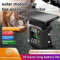 ﹍℡ CODASH TPMS Solar Power Motorcycle Tire Pressure Tyre Temperature Monitoring Alarm System Real-time Monitoring With Sensors