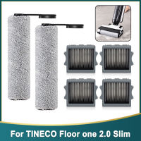 สำหรับ TINECO Floor One 2.0 Slim Soft Roller Brush และ Hepa Filter เปลี่ยนอุปกรณ์ล้างเปียกและแห้งอะไหล่เครื่องดูดฝุ่น