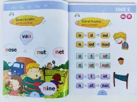 การศึกษาในช่วงต้นของทารกการเรียนรู้พลังสมองQizhile Builder Phonics Fun 2ปกอ่อน