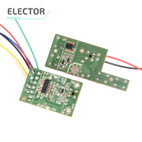 Elector 4CH รีโมต RC รีโมต27MHz แผงรับและส่งสัญญาณ4แชนเนลเปิดตัวบอร์ดตัวรับอุปกรณ์แต่งรถ RC