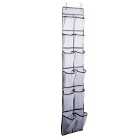 Storage Bag Fabric Wall Mount Hanging Pouch Door 12 Grid Organizer Bag Home Storage Holder Supplies