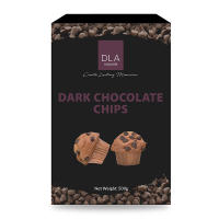 สินค้าโปรพิเศษ! DLA ดาร์กช็อกโกแลตชิพส์ คอมพาวด์ 500 กรัม DLA Dark Chocolate Chips Compound 500g สินค้ามาใหม่ โปรราคาถูก พร้อมเก็บเงินปลายทาง