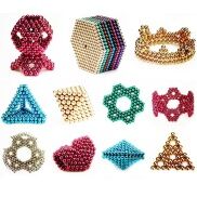 ASTELLA 216Pcs 3mm Magic Block Puzzle Magnetic Ball Cube Children Early