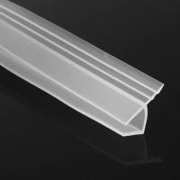 1M PVC Rubber Glass Door Sealing Strip 6 to 12mm Frameless Bath Shower Screen Seal Gap Window Door Weatherstrip Water Stopper Decorative Door Stops