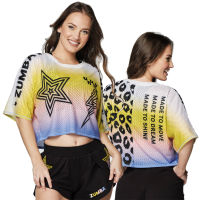 Zumba Move Boxy Top (เสื้อครอปแขนสั้นออกกำลังกายซุมบ้า)