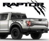 For x2 Kutef Vinyls Fits Ford Raptor Pickup Truck Bedside Vinyl Decals Set of 2