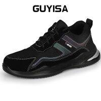 CODxdrrf5157 GUYISA SAFETY SHOES STEEL TOE CAP LOW CUT Super soft anti impact and anti stab