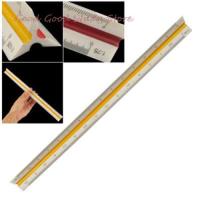 1:20 1:25 1:50 1:75 1:100 1:125 Plastic Triangular Scale Ruler Measurement Shoes Accessories