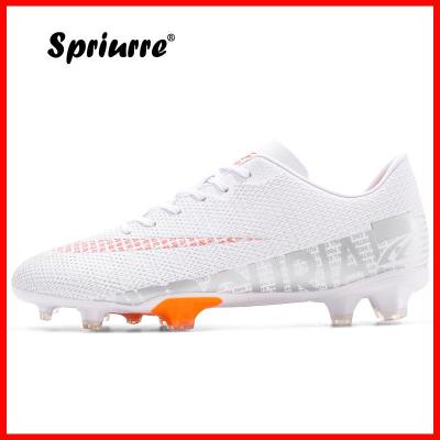 spriurre (FG ขนาด 35-45) ต่ำคอรองเท้าฟุตบอลพื้นกระชับรองเท้าส้นสููงหญ้าเทียมรองเท้าฟุตบอลปุ่มสตั๊ดคุณภาพสูงราคาถูกรองเท้าฟุตบอล - รองเท้าผู้ชาย - รองเท้ากีฬา - รองเท้ากลางแจ้ง - รองเท้าวิ่ง - CR7