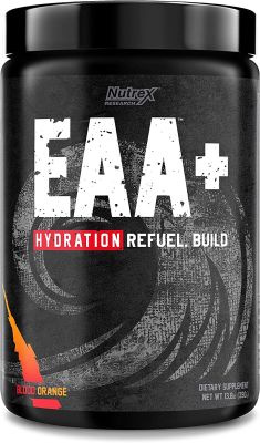 Nutrex Research EAA Hydration Refuel ( Blood Orange) 30 Servings 8 Grams of High Performance Essential Amino Acids for Muscle Growth, Strength recovery BCAA บีซีเอเอ อีเอเอ กรดอะมิโน ฟื้นฟูกล้ามเนื้อ