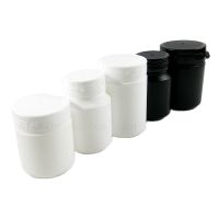 30 x 100ml 150ml 200ml Plastic White Black Medical Pill Bottles for Medicine Capsules Packaging Container with Tamper Seal