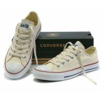 SALE 80% รองเท้าConverse all star คอนเวิร์ส% สีครีม รองเท้าผ้าใบชาย หญิง รองเท้าแฟชั่น รองเท้าลำลอง