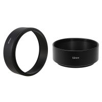 2 Pcs Mount Standard Metal Lens Hood for Canon Nikon Pentax Sony Olympus-52Mm &amp; 67Mm