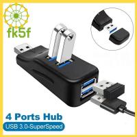 FK5F อุปกรณ์คอมพิวเตอร์4พอร์ตหลายพอร์ตอะแดปเตอร์สูงความเร็ว U Disk Reader ตัวขยาย USB แยกฮับ3.0