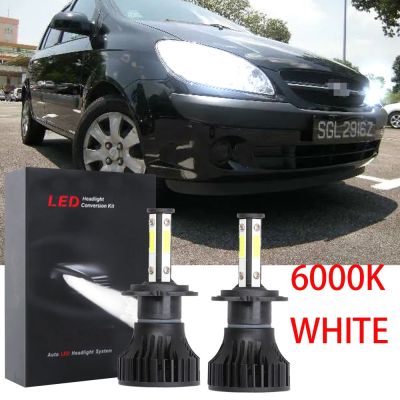 ชุดหลอดไฟหน้าฮาโลเจน LED 2005 6000K 6004-2009 แบบเปลี่ยน สําหรับ Hyundai Getz 2004-2009 รับประกัน 10 เดือน