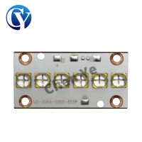 60W UV LED Light โมดูล6565 6868 10W ชิป LED 365nm 385nm 395nm 405nm สำหรับบ่มพิมพ์หมึกกาว PCB