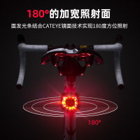 【cw】 New Bicycle Light USB Charging led Warning Light cob Night Riding Taillight Bicycle Cycling Fitting ！