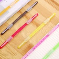 10pc 2 Hole Binding Clips Strip Binder Plastic Loose-leaf Clip Color A4 Paper Fasteners DIY Album Scrapbook File Folder Notebook Note Books Pads