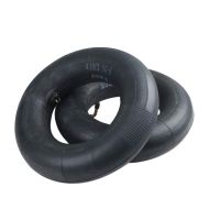 4.10/3.50-6 Inner Tube Replacement with TR87 Bent Metal Valve for Wheelbarrows Snow Blowers, Wagons, Carts, Lawn Mowers