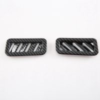 ๑☊ Car Carbon Fiber ABS Front Upper Air Outlet Cover Trim Stickers For Mitsubishi AIRTREK 2022