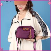 XUESHE กันน้ำกันน้ำได้ กระเป๋า Crossbody จุได้มาก ไนลอนทำจากไนลอน กระเป๋าสะพายไหล่แบบสบายๆ นุ่มนุ่มๆ คุณภาพสูงมาก กระเป๋าถือแบบถือ สำหรับผู้หญิง