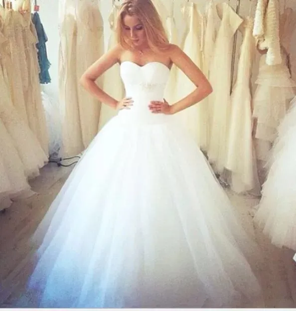 poofy ball gown wedding dresses