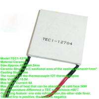 40x40x4.2mm 4A 15.5V 36W TEC1-12704 Thermoelectric Cooler Peltier Heatsink Electrical Circuitry Parts