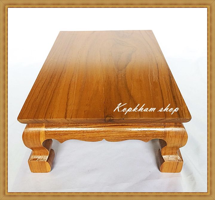 โต๊ะยอด-ขาสิงห์-ขนาด-9-14-ส-4-นิ้ว-โต๊ะหมู่บูชา-โต๊ะ-ฐานรองพระ-แท่นรองพระ-ตั่งวางพระ-โต๊ะเสริม-ฐานรองพระไม้สัก-ชั้นวางพระไม้สัก