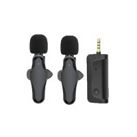 2023 K35Pro Wireless Lavalier Noise Reduction Microphone 3.5mm AUX for Megaphones Amplifier Speaker Camera Computer Mobile Phone