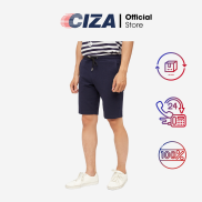 Quần short thun ngắn nam CIZA vải cotton dây rút phong cách đi chơi dạo