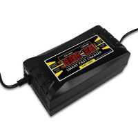 ZZOOI 12V 6A 10A Car Fast Battery Charger For Wet Dry Lead Acid Digital LCD Display Smart Motorcycle Fast Battery Charger