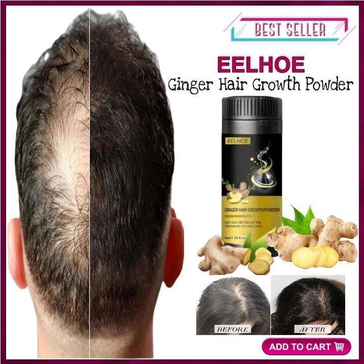 ORIGINAL Eelhoe Hair Building Powder Compact Ginger Soften Hair Scalp