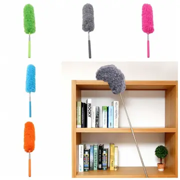 Flat Extendable Dust Duster Telescopic Long Handle Slit Cleaning