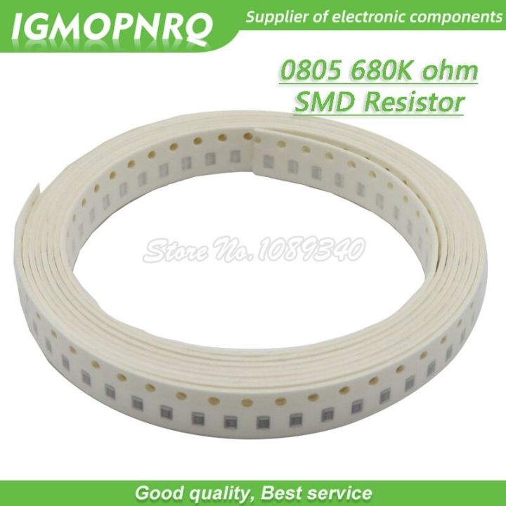 300pcs 0805 SMD Resistor 680K ohm Chip Resistor 1/8W 680K ohms 0805 680K