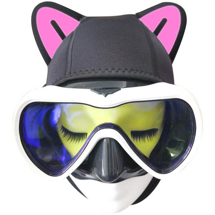 Wetsuit Hood Animal Ears 3Mm Neoprene Scuba Diving Hood For Men Women