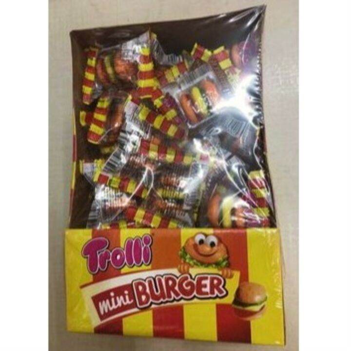 Trolli Mini Burger Gummy Sour Sweet Candies In Pack Lazada Ph