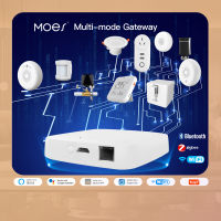 MOES Tuya Smart Wired Multi-mode Gateway ZigBee WiFi Bluetooth Mesh Hub Smart Life APP Remote Voice Control via Alexa Home