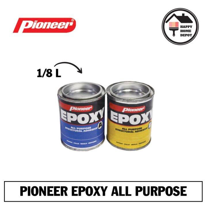 (On Sale) PIONEER REGULAR ALL PURPOSE EPOXY 1/8L (1/4PINT) Lazada PH