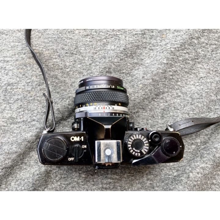 กล้องฟิล์ม-olympus-om1-พร้อมเลนส์-50mm