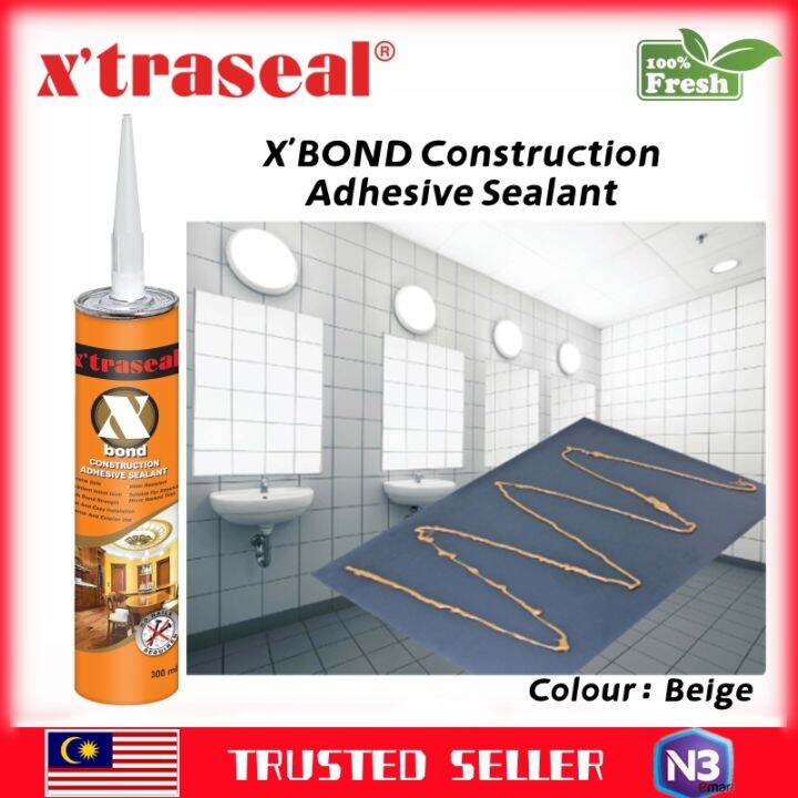 【100 Fresh Stock】xtraseal Xbond Construction Adhesive Silicone