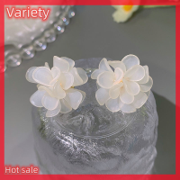 Variety ✨Hot Sale✨ ต่างหูกลีบดอกไม้สามมิติสำหรับฤดูร้อนต่างหูเรียบง่ายสำหรับผู้หญิงงานเลี้ยงงานแต่งงานของขวัญเครื่องประดับใหม่