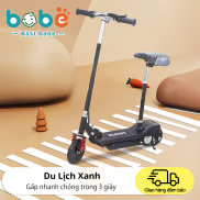 Xe trượt điện Scooter màu xám cỡ lớn, có phanh tay