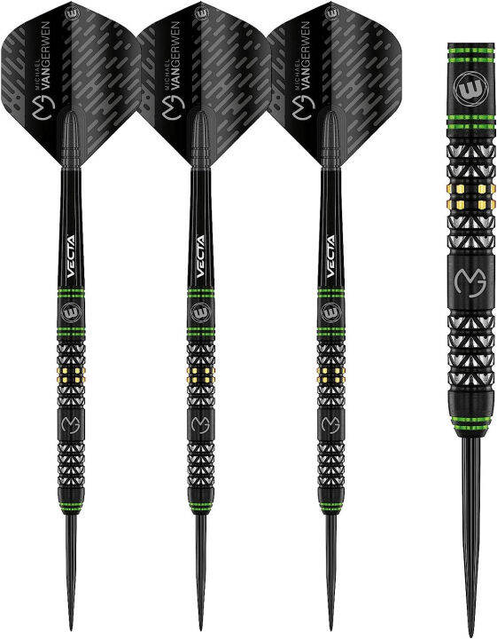 ‎Winmau Winmau Michael Van Gerwen MvG Vantage 24 Gram Tungsten Darts ...