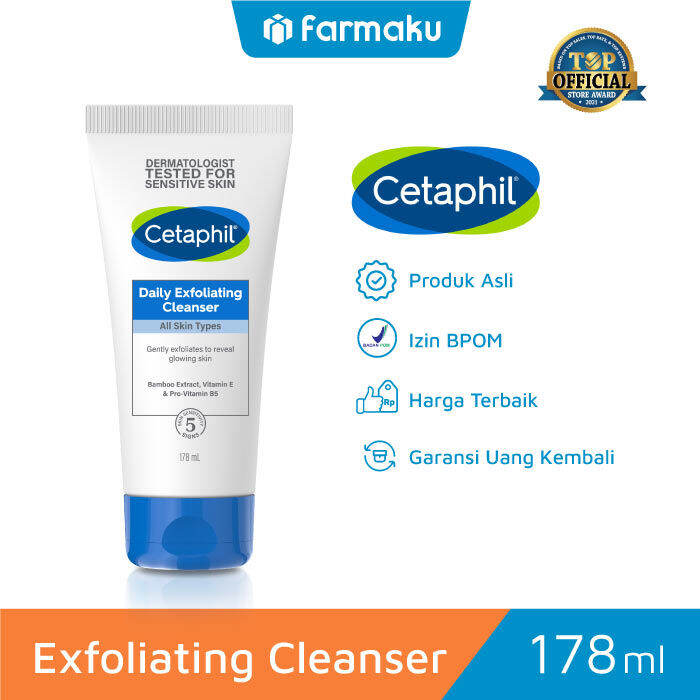 Cetaphil Daily Exfoliating Cleanser 178 Ml Lazada Indonesia