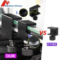 hyfvbujhↂ▨♈  Ender 3 v2 Aluminum Adjustable Bed Glass Heatbed Clip Clamp Printer Hotbed Platform Retainer