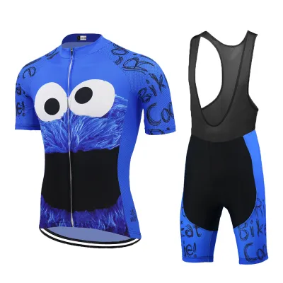 Classic bike wear MEN cycling jersey set blue go pro team cycling clothing gel breathable pad MTB maillot ciclismo triathlon